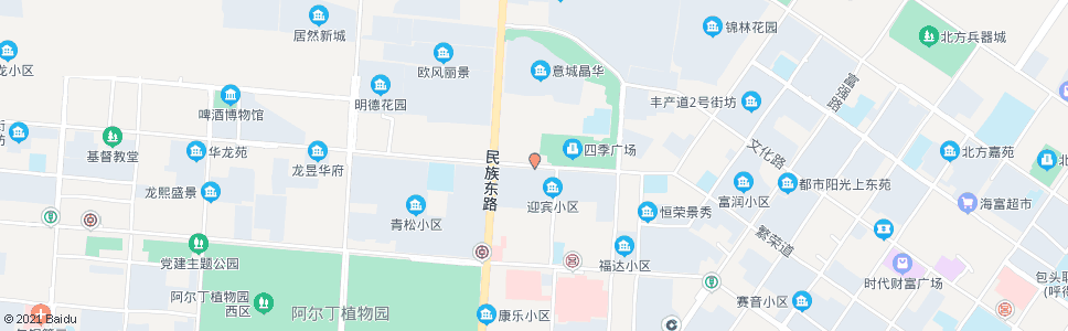 包头公汽宿舍(红石道)_公交站地图_包头公交_妙搜公交查询2024