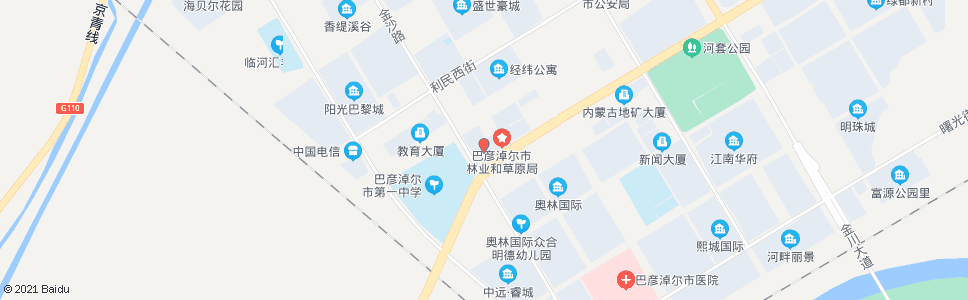 巴彦淖尔巴彦淖尔市气象局_公交站地图_巴彦淖尔公交_妙搜公交查询2024