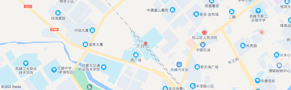 赤峰一井_公交站地图_赤峰公交_妙搜公交查询2025