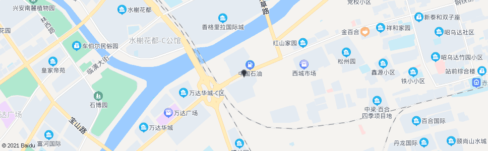 赤峰天越建材城(野马装饰工程公司)_公交站地图_赤峰公交_妙搜公交查询2025