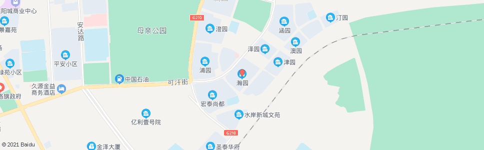 鄂尔多斯瀚园小区_公交站地图_鄂尔多斯公交_妙搜公交查询2024