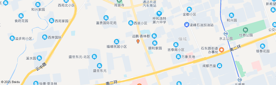 呼和浩特福利达批发市场_公交站地图_呼和浩特公交_妙搜公交查询2024