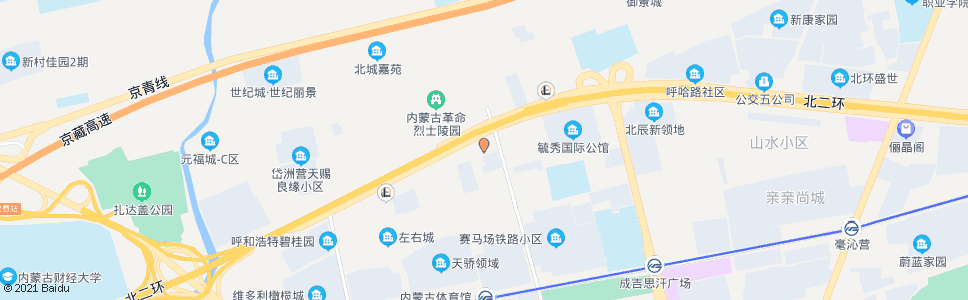 呼和浩特康泰华菱公司_公交站地图_呼和浩特公交_妙搜公交查询2024