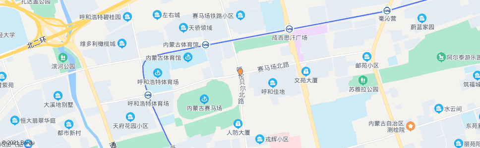 呼和浩特呼伦北路北口_公交站地图_呼和浩特公交_妙搜公交查询2024