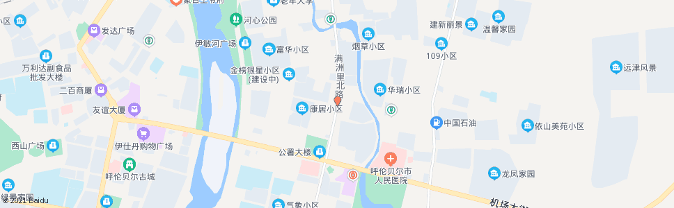 呼伦贝尔市建行_公交站地图_呼伦贝尔公交_妙搜公交查询2024