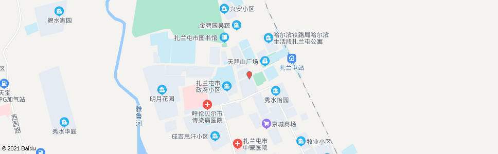 呼伦贝尔市邮局_公交站地图_呼伦贝尔公交_妙搜公交查询2024