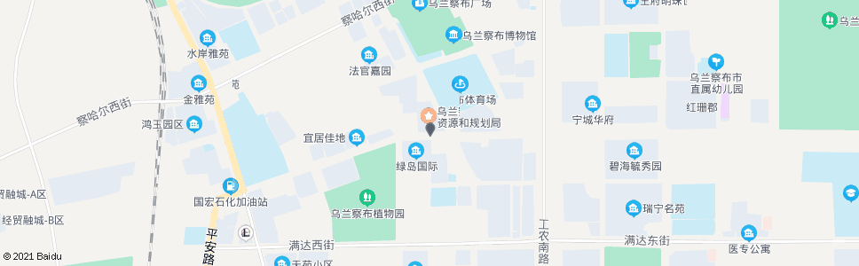 乌兰察布市规划局_公交站地图_乌兰察布公交_妙搜公交查询2024