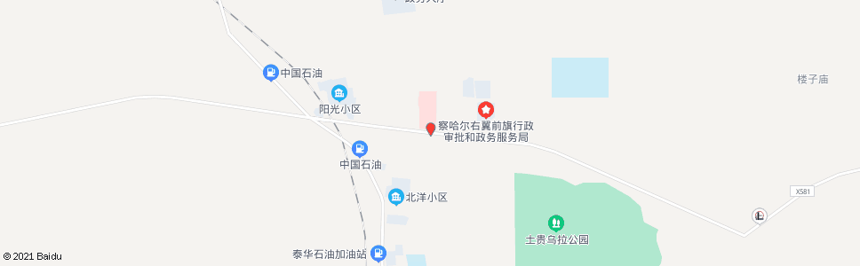 乌兰察布前旗医院_公交站地图_乌兰察布公交_妙搜公交查询2025