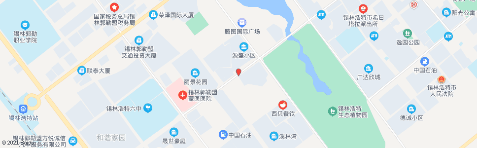 锡林郭勒左岸香槟小区_公交站地图_锡林郭勒公交_妙搜公交查询2025