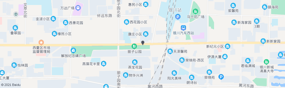 银川北京路兴州街口_公交站地图_银川公交_妙搜公交查询2024