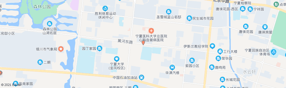 银川黄河路宁安街口_公交站地图_银川公交_妙搜公交查询2024