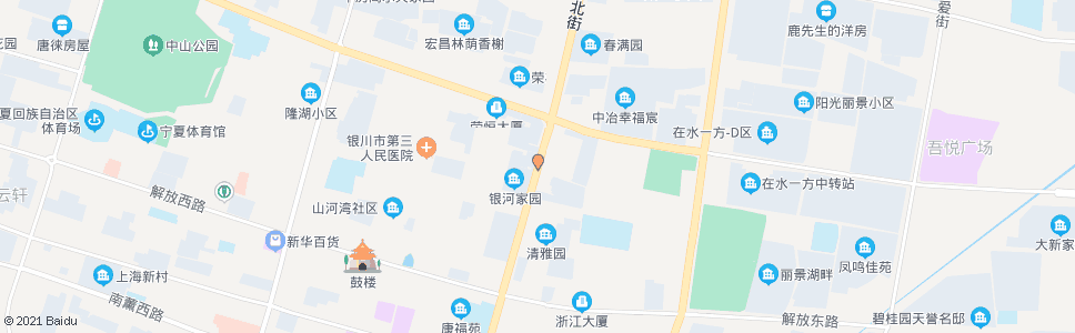 银川永康小区_公交站地图_银川公交_妙搜公交查询2025