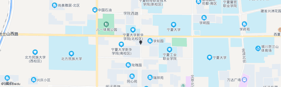 银川赛马苑小区_公交站地图_银川公交_妙搜公交查询2025