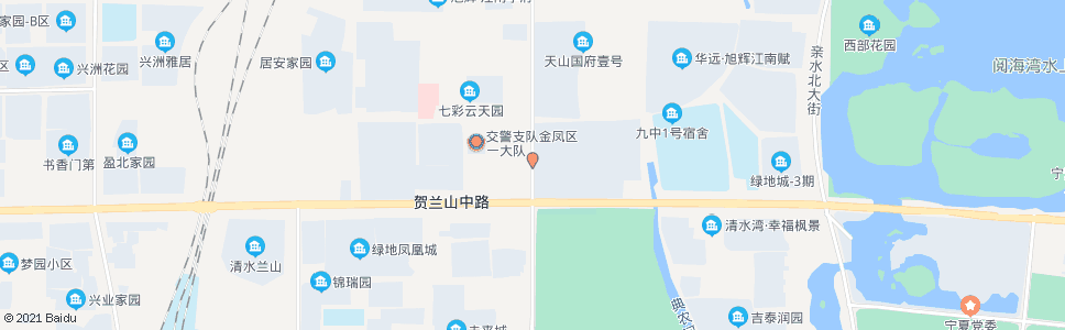 银川满城街贺兰山路口北_公交站地图_银川公交_妙搜公交查询2025