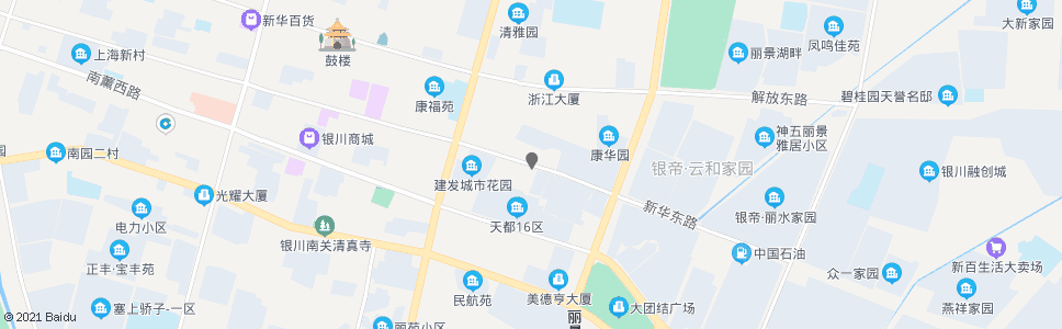 银川兴庆区四小_公交站地图_银川公交_妙搜公交查询2025