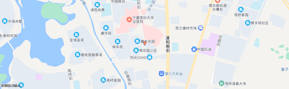 银川胜利街六盘山路口_公交站地图_银川公交_妙搜公交查询2024