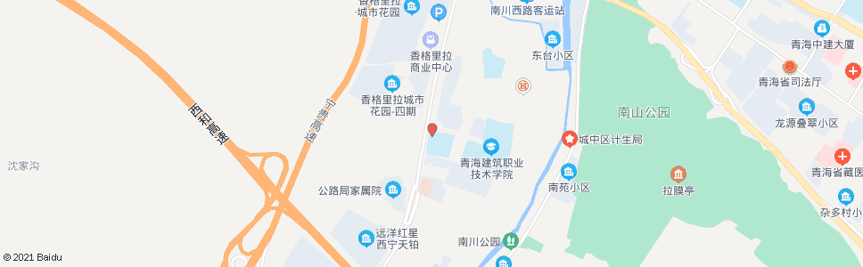 西宁南川西路中学_公交站地图_西宁公交_妙搜公交查询2024