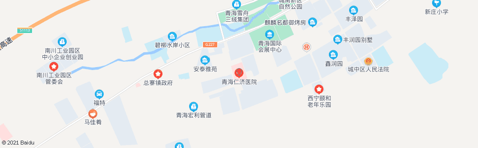 西宁省仁济医院_公交站地图_西宁公交_妙搜公交查询2024