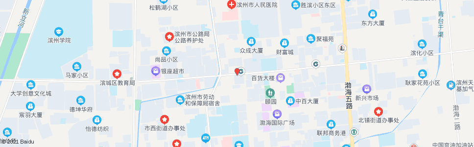 滨州建设银行_公交站地图_滨州公交_妙搜公交查询2025