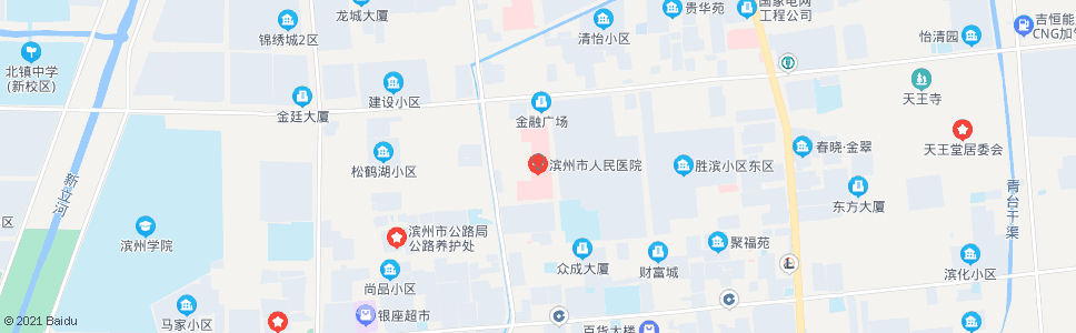 滨州市立医院_公交站地图_滨州公交_妙搜公交查询2024