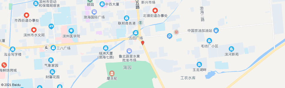 滨州六街蔬菜市场_公交站地图_滨州公交_妙搜公交查询2025