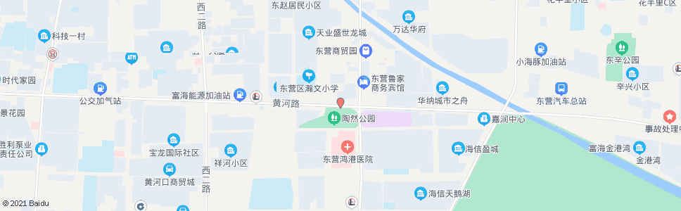 东营鸿港医院_公交站地图_东营公交_妙搜公交查询2025