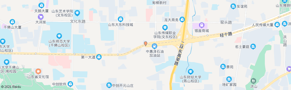 济南经十路燕子山路_公交站地图_济南公交_妙搜公交查询2025