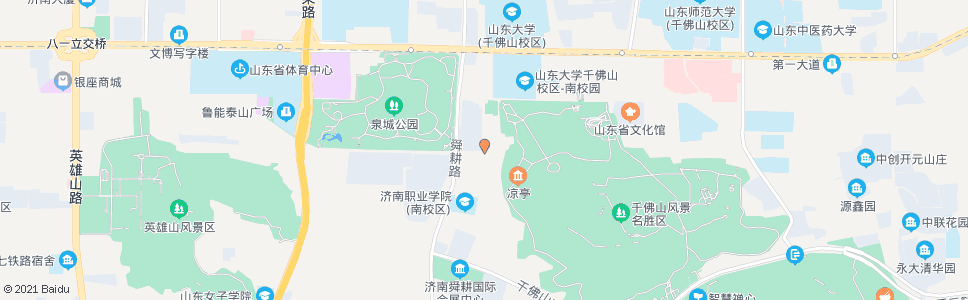 济南千佛山西路马鞍山路_公交站地图_济南公交_妙搜公交查询2025