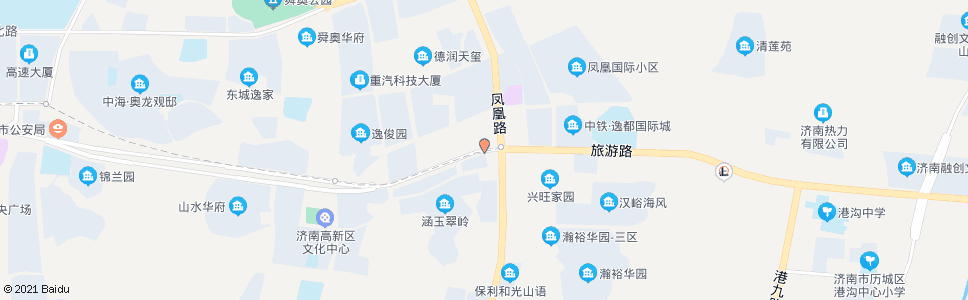 济南旅游路凤凰路_公交站地图_济南公交_妙搜公交查询2024