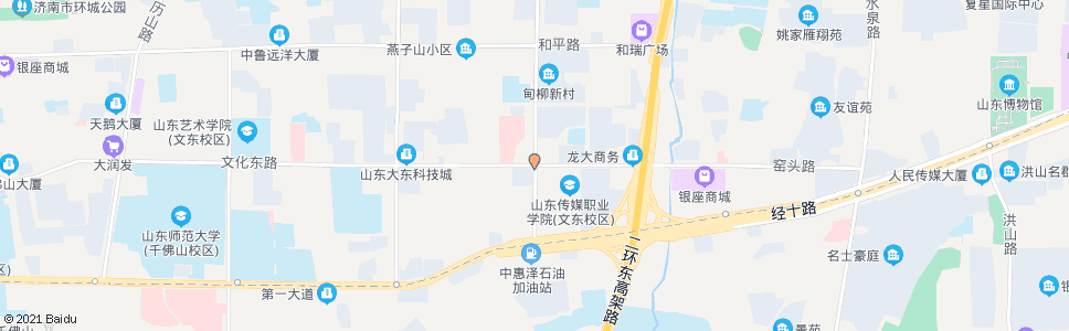 济南文化东路燕子山路_公交站地图_济南公交_妙搜公交查询2024