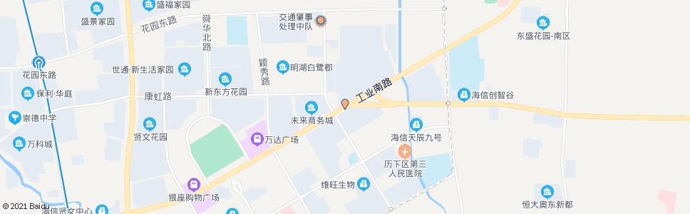 济南开拓路工业南路_公交站地图_济南公交_妙搜公交查询2024