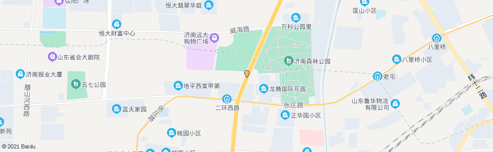 济南二环西路日照路_公交站地图_济南公交_妙搜公交查询2024