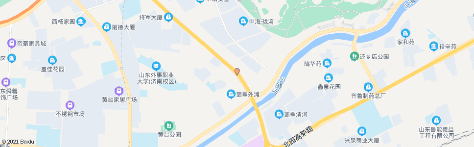 济南将军路荷花路_公交站地图_济南公交_妙搜公交查询2025