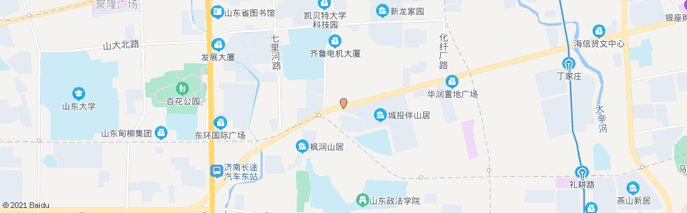 济南工业南路华信路_公交站地图_济南公交_妙搜公交查询2025