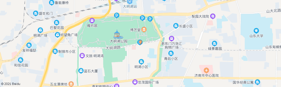 济南市立一院_公交站地图_济南公交_妙搜公交查询2024