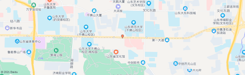 济南经十路历山路_公交站地图_济南公交_妙搜公交查询2025