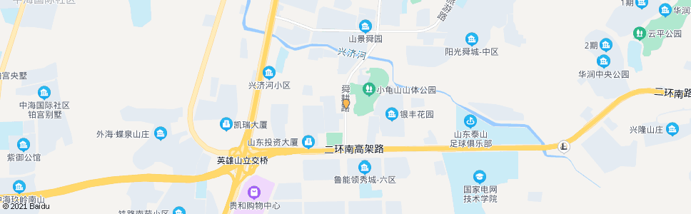 济南舜耕路二环南路_公交站地图_济南公交_妙搜公交查询2025