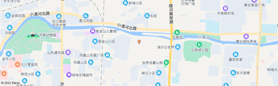 济南联四路小清河南路_公交站地图_济南公交_妙搜公交查询2025