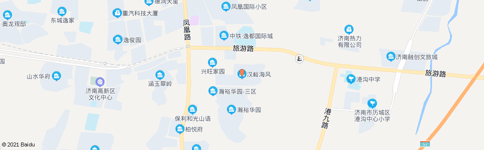 济南汉峪中路旅游路_公交站地图_济南公交_妙搜公交查询2024