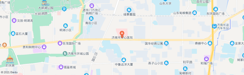 济南市医院_公交站地图_济南公交_妙搜公交查询2025