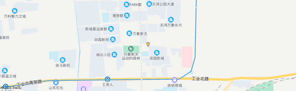 济南凤凰路杨家路_公交站地图_济南公交_妙搜公交查询2025