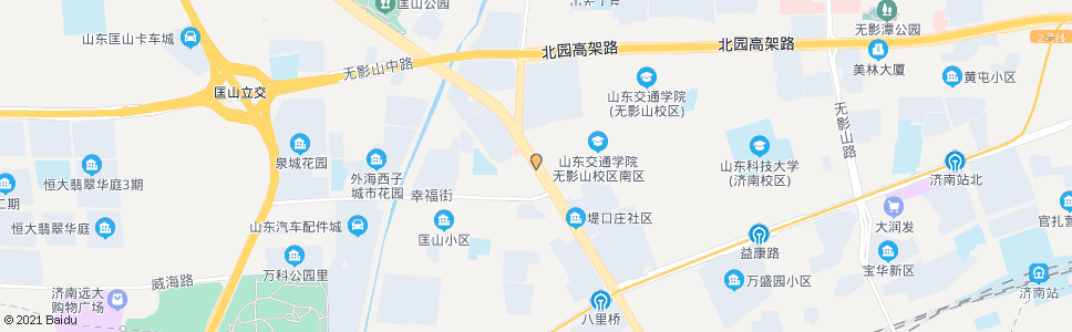 济南黄岗路济齐路_公交站地图_济南公交_妙搜公交查询2025