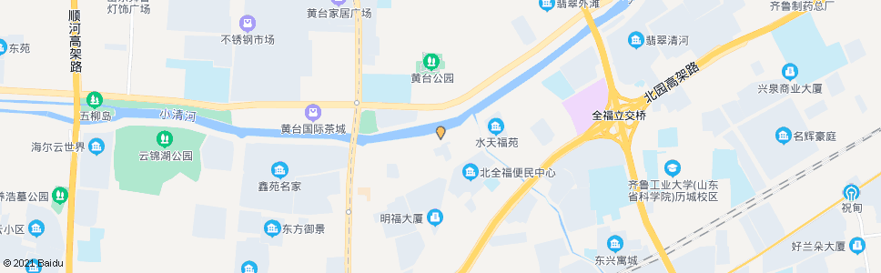 济南小清河南路航运路_公交站地图_济南公交_妙搜公交查询2024