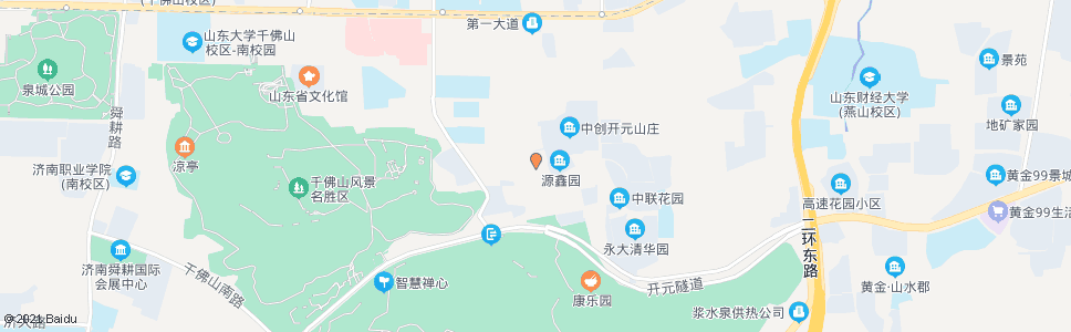 济南燕翔路环山路_公交站地图_济南公交_妙搜公交查询2024