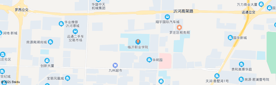 临沂职业学院_公交站地图_临沂公交_妙搜公交查询2024