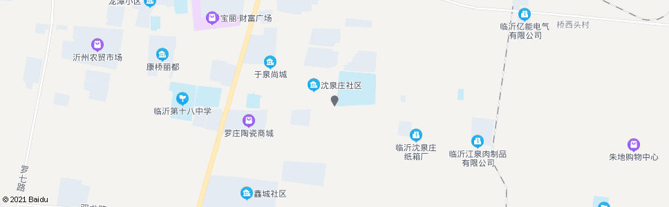 临沂沈泉庄_公交站地图_临沂公交_妙搜公交查询2024