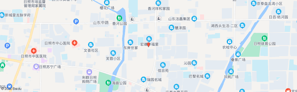 日照小香店村_公交站地图_日照公交_妙搜公交查询2024