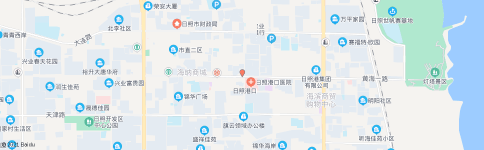 日照开发区农村信用社_公交站地图_日照公交_妙搜公交查询2024