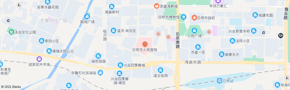 日照卫检医院_公交站地图_日照公交_妙搜公交查询2024