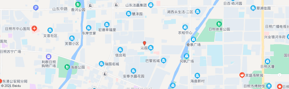 日照城建沁园_公交站地图_日照公交_妙搜公交查询2024